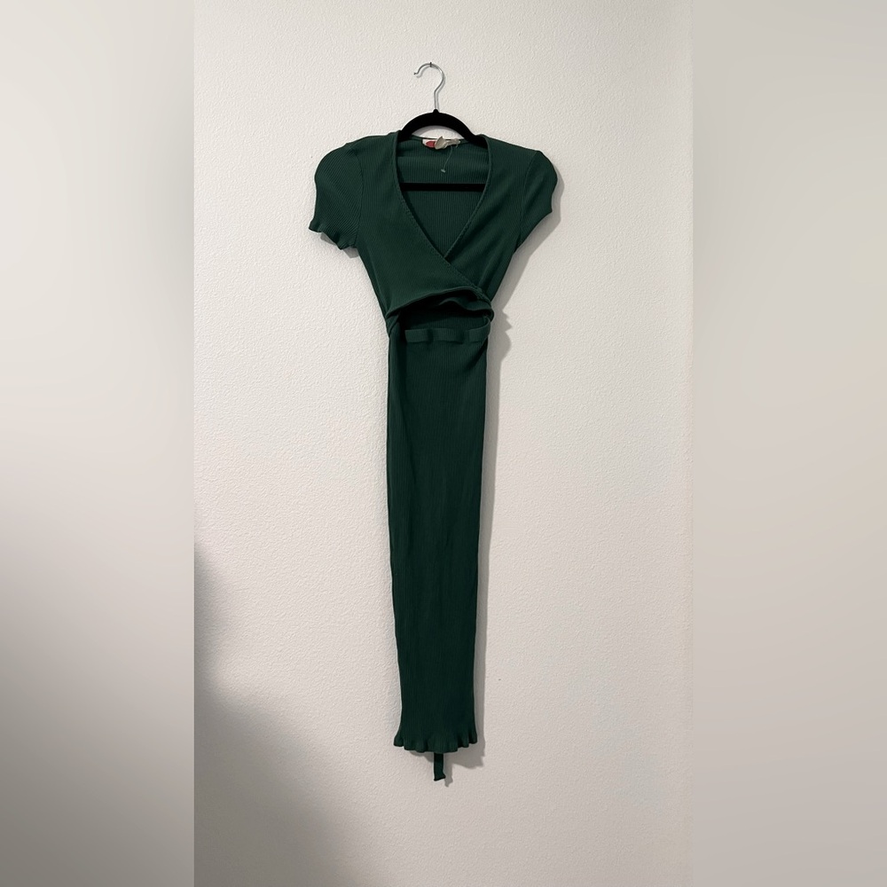 FP Beach stretchy midi wrap dress size XS